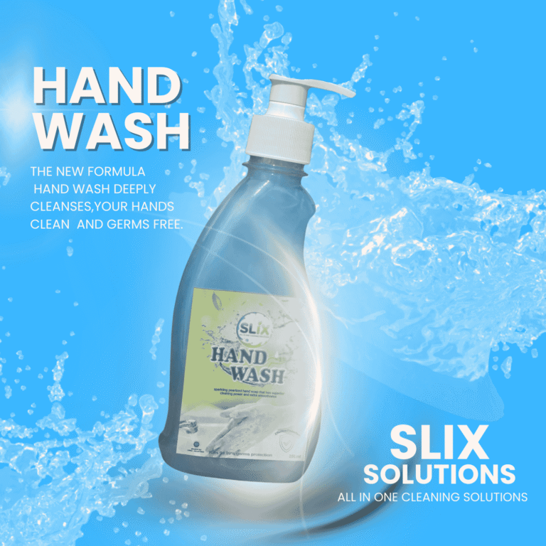 Slix hand wash liquid bottle for deep cleansing and germ-free hands